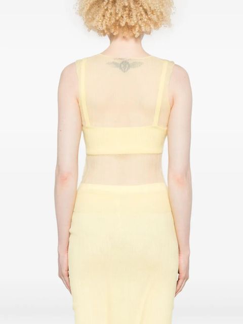 Simkhai Oakley tank top - Yellow