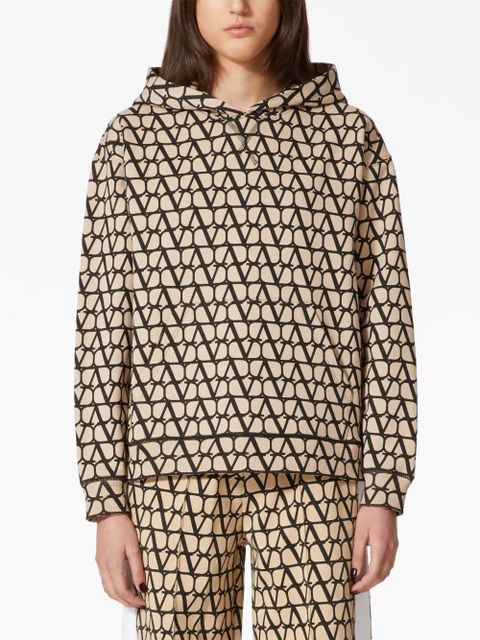 Valentino Garavani Toile Iconographe jersey hoodie - Neutrals