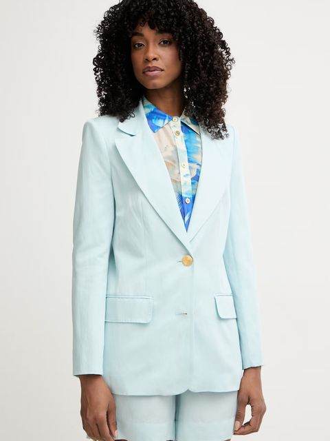 Marciano by Guess marynarka jednorzędowa damska z dodatkiem lnu JANE - zdjęcie produktu nr 1