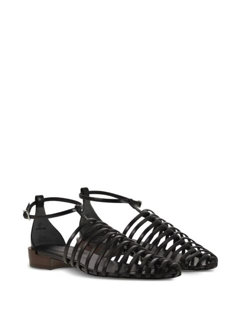 Tod's leather sandals - Black - zdjęcie produktu nr 2