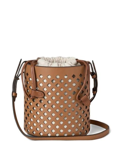 Mulberry perforated bucket bag - Brown
