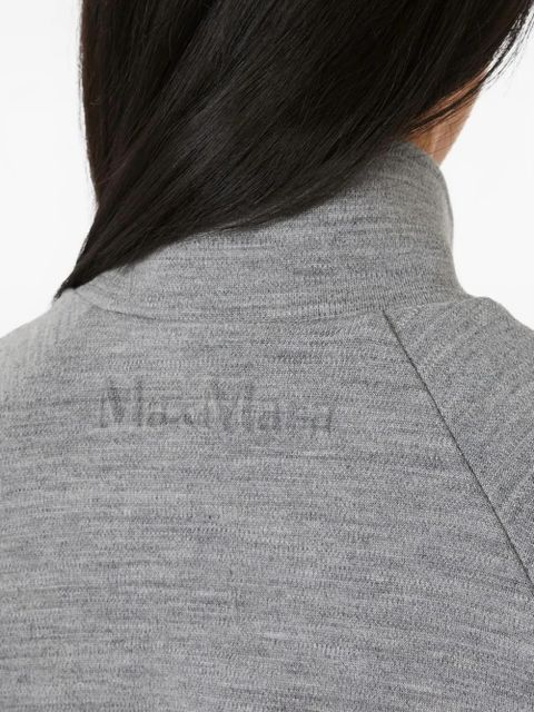 Max Mara zip-front pocket sweater - Grey
