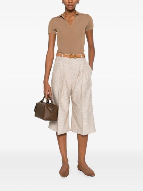 Max Mara V-neck top - Brown - zdjęcie produktu nr 2