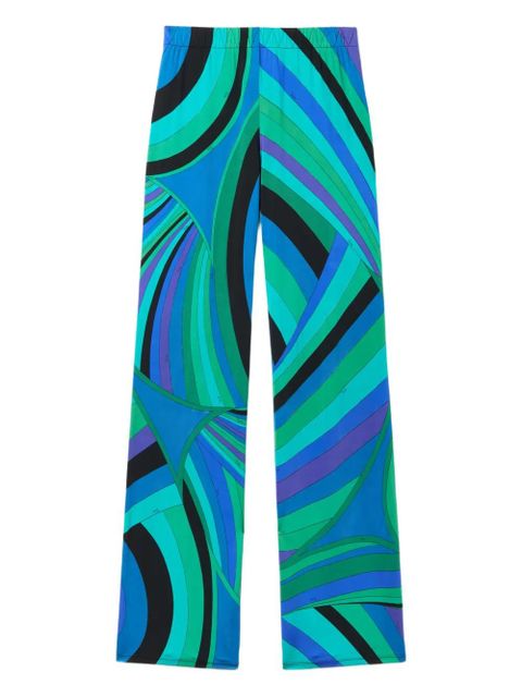 PUCCI Iride-print trousers - Green - zdjęcie produktu nr 1
