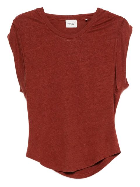 MARANT ÉTOILE Kotty T-shirt - Brown - zdjęcie produktu nr 1