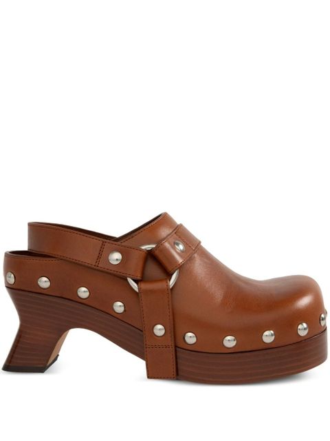 LOEWE 70mm Tacha mules - Brown - zdjęcie produktu nr 1