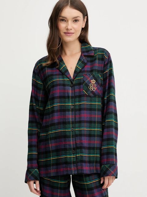 Lauren Ralph Lauren piżama damska kolor granatowy ILN92457F
