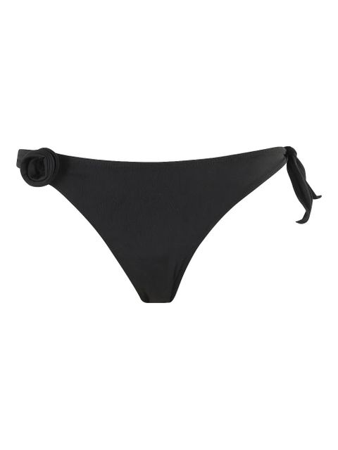 Coperni floral-appliqué bikini bottoms - Black - zdjęcie produktu nr 1