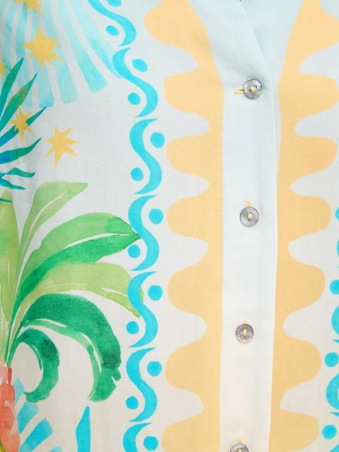 Never Fully Dressed koszula Miley damska kolor niebieski regular z kołnierzykiem klasycznym NFDTO1782 - zdjęcie produktu nr 2