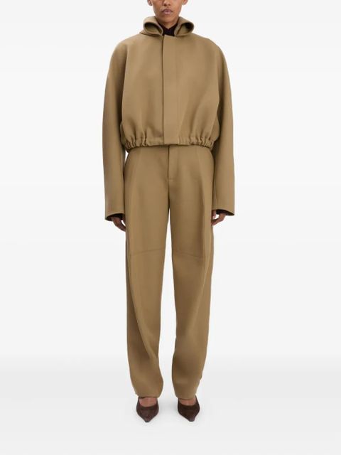 Victoria Beckham roll-neck bomber jacket - Neutrals - zdjęcie produktu nr 2