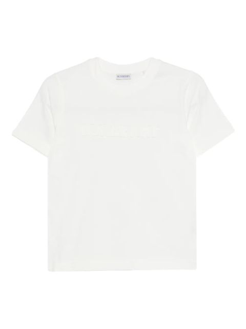 Burberry embossed T-shirt - White - zdjęcie produktu nr 1
