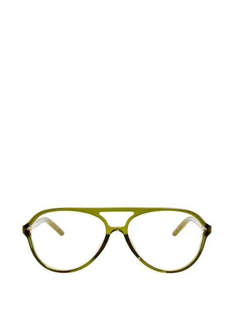Jacquemus pilot frame glasses - Green - zdjęcie produktu nr 1