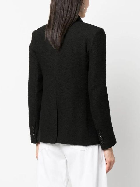 AMIRI single-breasted button-fastening jacket - Black