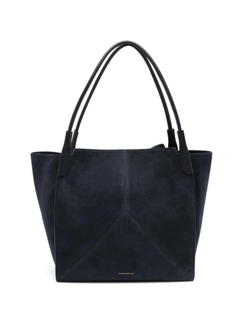 Victoria Beckham The Victoria suede tote bag - Blue - zdjęcie produktu nr 1