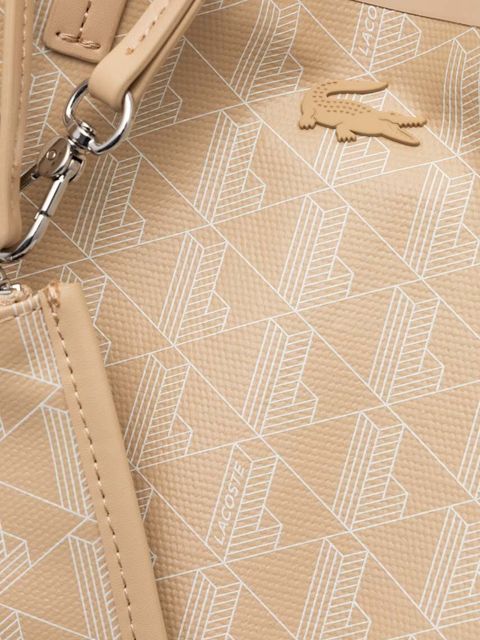 Lacoste torebka kolor beżowy