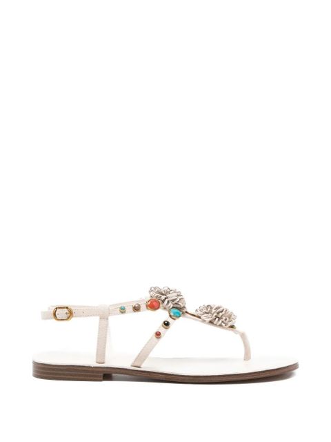 TWINSET flower-embellished sandals - Neutrals - zdjęcie produktu nr 1