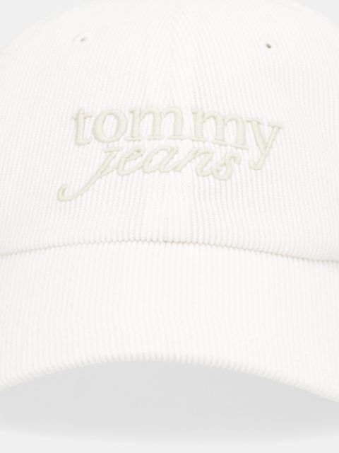 Tommy Jeans czapka z daszkiem sztruksowa kolor beżowy AW0AW17908 - zdjęcie produktu nr 2