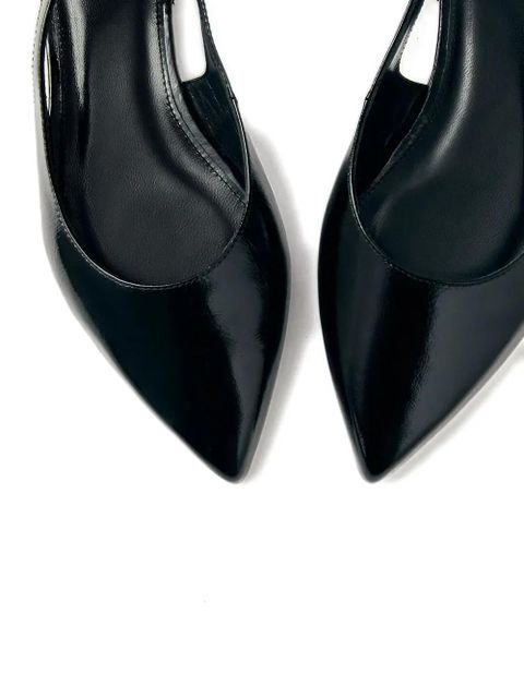 ALOHAS Ribbon pointed ballerinas - Black