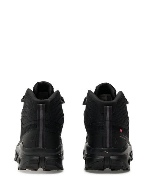 On Running logo-print sneakers - Black