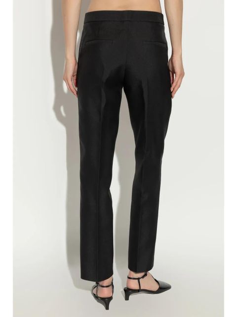 Jil Sander creased straight-leg trousers - Black - zdjęcie produktu nr 2