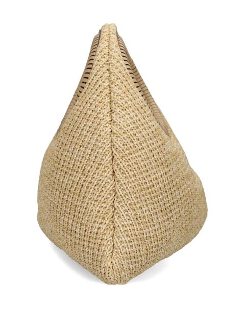 Cult Gaia Thais woven top-handle bag - Neutrals