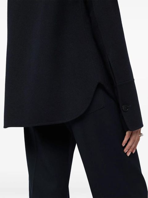 Jil Sander cashmere shirt jacket - Blue