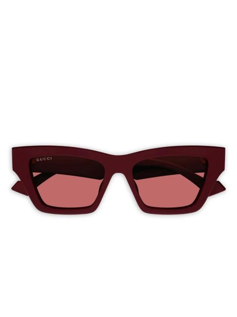 Gucci Eyewear Double G sunglasses - Red - zdjęcie produktu nr 1