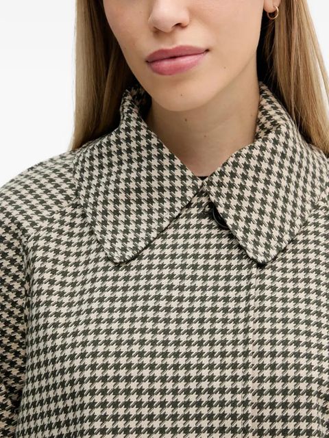Barbour Kennedy Houndstooth zip-up coat - Neutrals