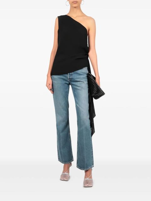 Givenchy one-shoulder laser-cut top - Black - zdjęcie produktu nr 1