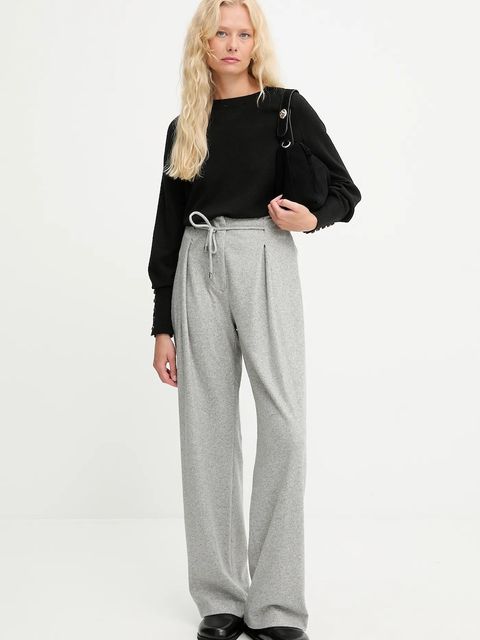 Answear.LAB sweter z wełną damski kolor czarny lekki - zdjęcie produktu nr 2