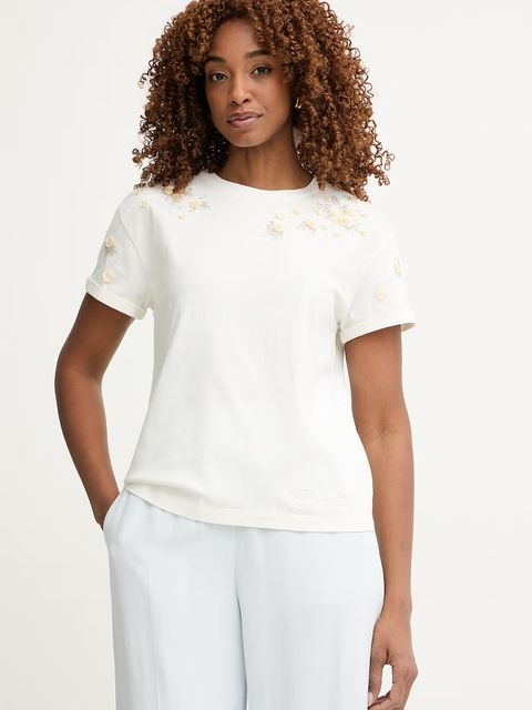 Twinset T-shirt damski bawełniany - zdjęcie produktu nr 1