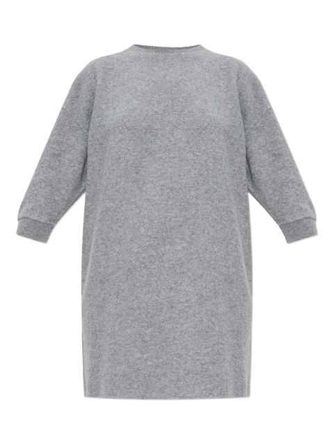 Max Mara three-quarter sleeves midi dress - Grey