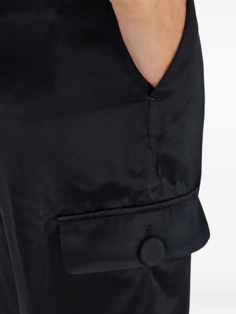 Ferragamo belted trousers - Black