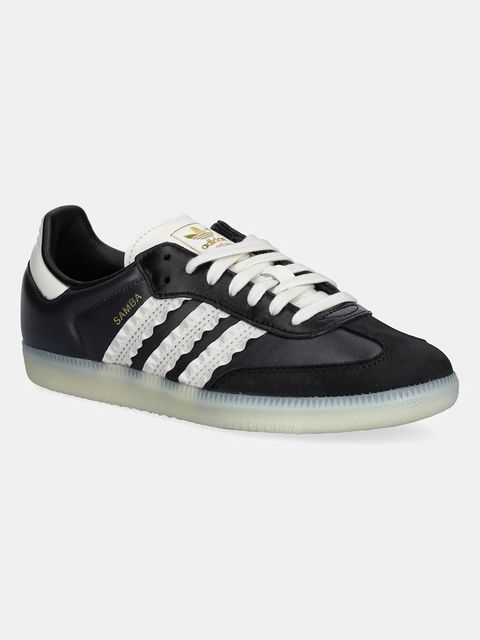 adidas Originals sneakersy skórzane Samba OG W damskie kolor czarny JR8831 - zdjęcie produktu nr 1