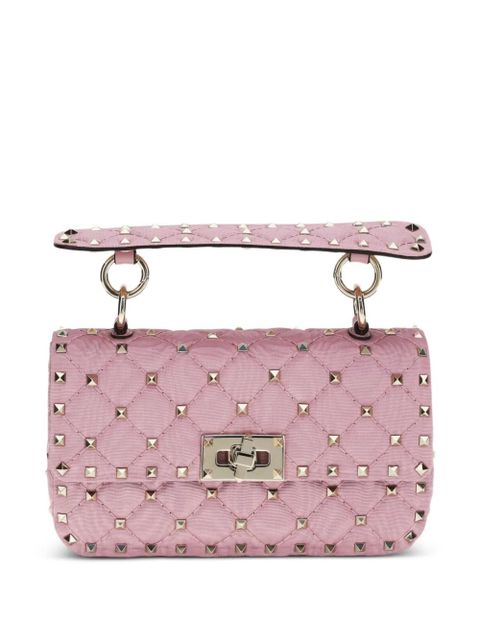 Valentino Garavani leather rockstud-embellished shoulder bag - Pink - zdjęcie produktu nr 1