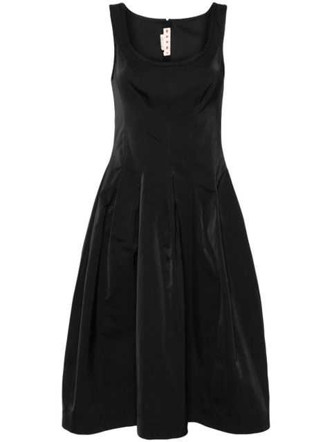 Marni A-line scuba midi dress - Black
