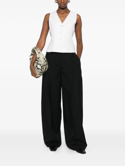 Max Mara V-Neck button vest - Neutrals - zdjęcie produktu nr 2