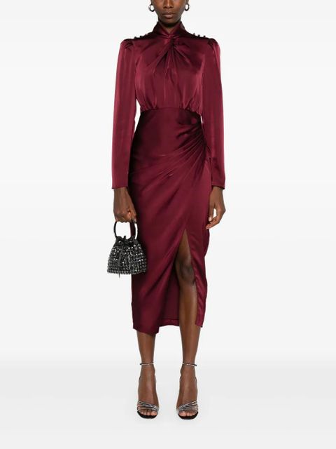 Self-Portrait gathered dress