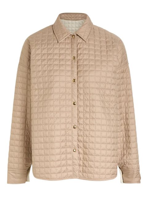 Moncler quilted buttoned shirt jacket - Neutrals - zdjęcie produktu nr 1