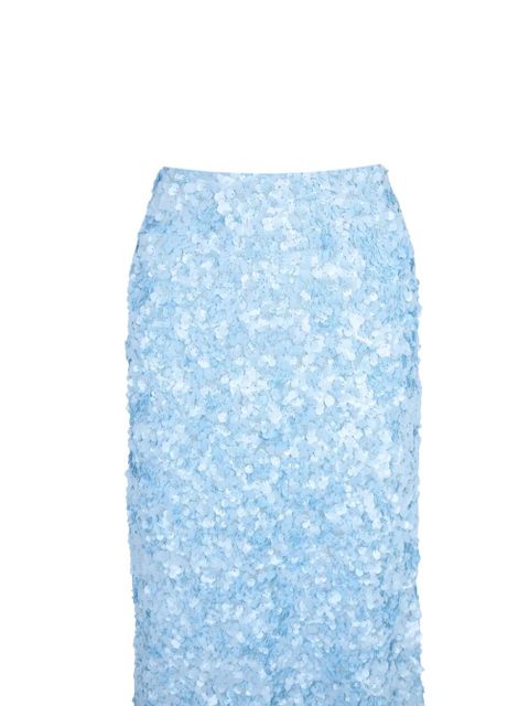 Acler Pipson maxi skirt - Blue