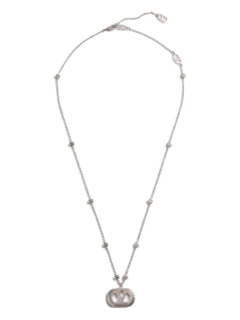 Valentino Garavani VLogo Signature necklace - Silver - zdjęcie produktu nr 1
