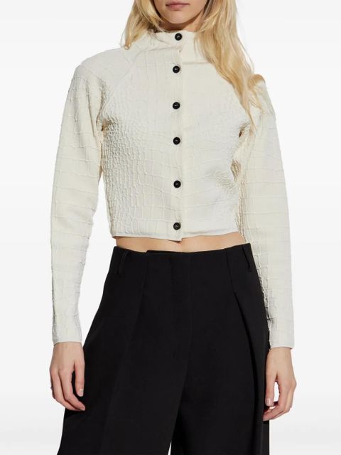 Jacquemus cropped cardigan - White