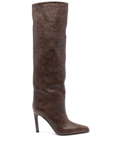 Paris Texas Jude 100mm knee-high boots - Brown - zdjęcie produktu nr 1