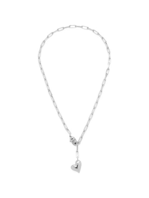 Jenny Bird heart-pendant chain necklace - Silver - zdjęcie produktu nr 1