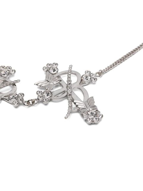 Blumarine cross-embellished choker - Silver