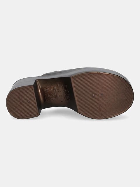 Melissa klapki MELISSA MULE HYPE METALLIC AD damskie kolor brązowy na słupku M 36497.BI597