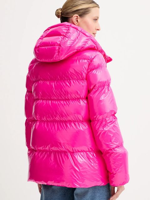 Pinko kurtka kolor fioletowy zimowa 101597 A2P7