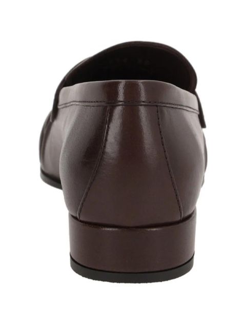Prada pleated leather loafers - Brown - zdjęcie produktu nr 2
