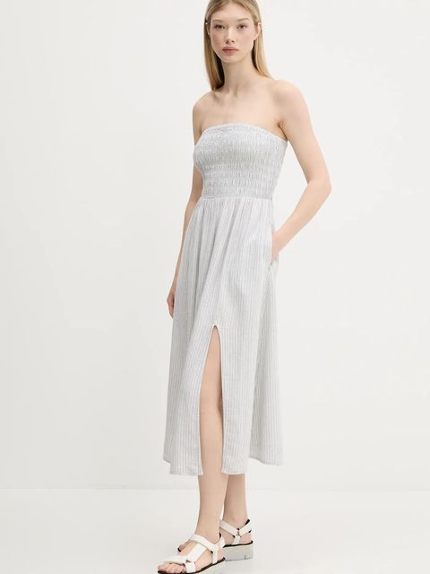 Hollister Co. sukienka lniana - zdjęcie produktu nr 1