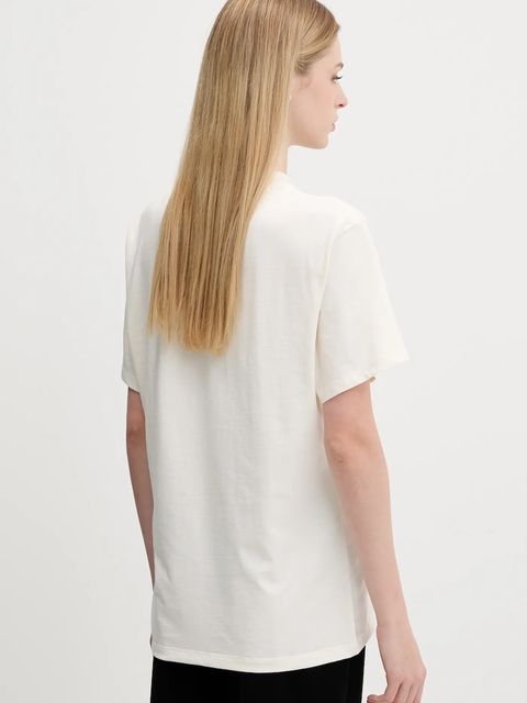 HUGO t-shirt bawełniany damski kolor biały 50550901